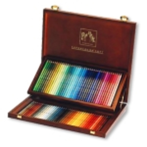 カランダッシュ スプラカラーソフト水溶色鉛筆 80色セット（木箱入り）