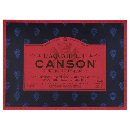 ヘリテージ水彩紙 ブロック【極細】36ｘ51cm